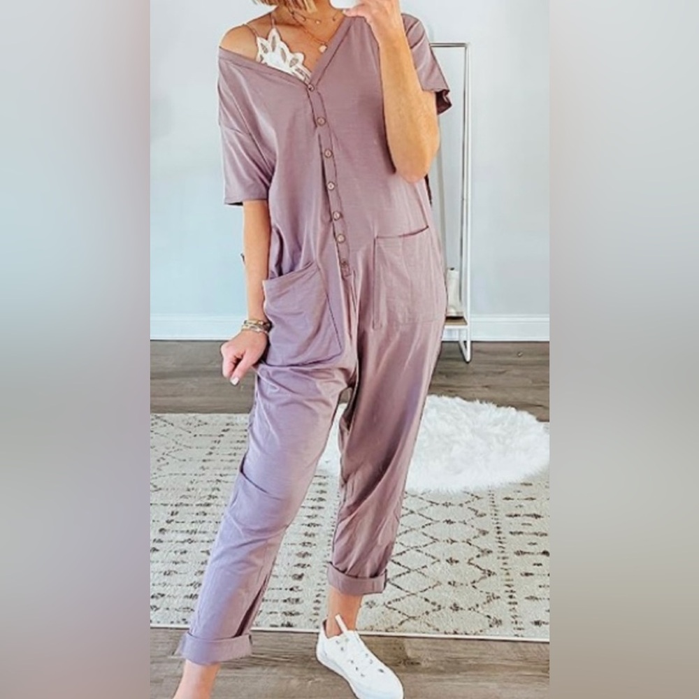 Boho Casual Jumpsuit | Summer White